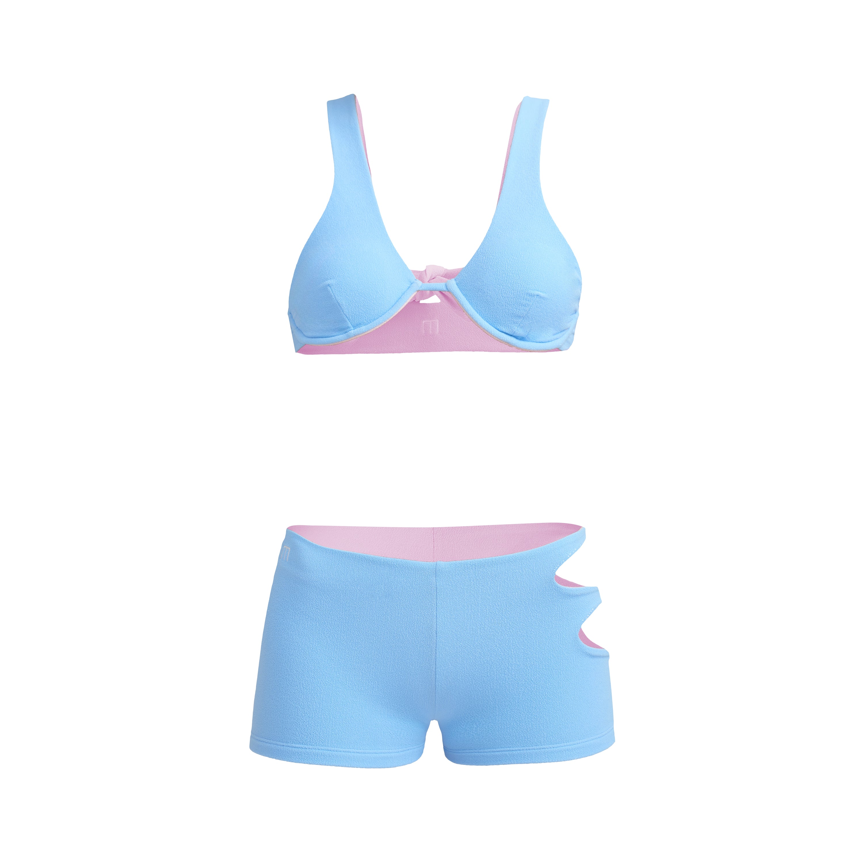 Reversible The One Set (Baby Blue/Baby Pink inside)