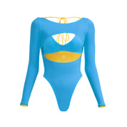 Reversible Sunset One Piece Set (Yellow/Blue inside)