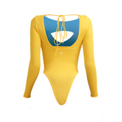 Reversible Sunset One Piece Set (Yellow/Blue inside)