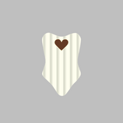 Reversible Heart One Piece