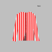 Button Back Pajama Top - Candy Cane