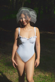 Reversible Eachna One Piece (White/Navy inside)